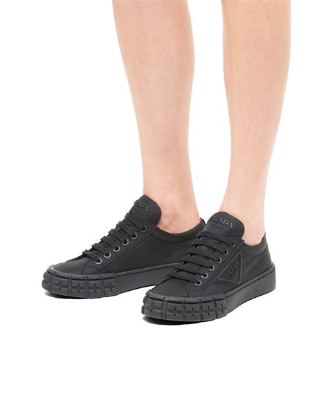 prada gabardine sneaker|Prada re nylon shoes.